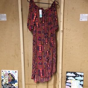 off the shoulder dress